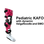 Pediatric KAFO with dynamic ValgaNoodle and SMO